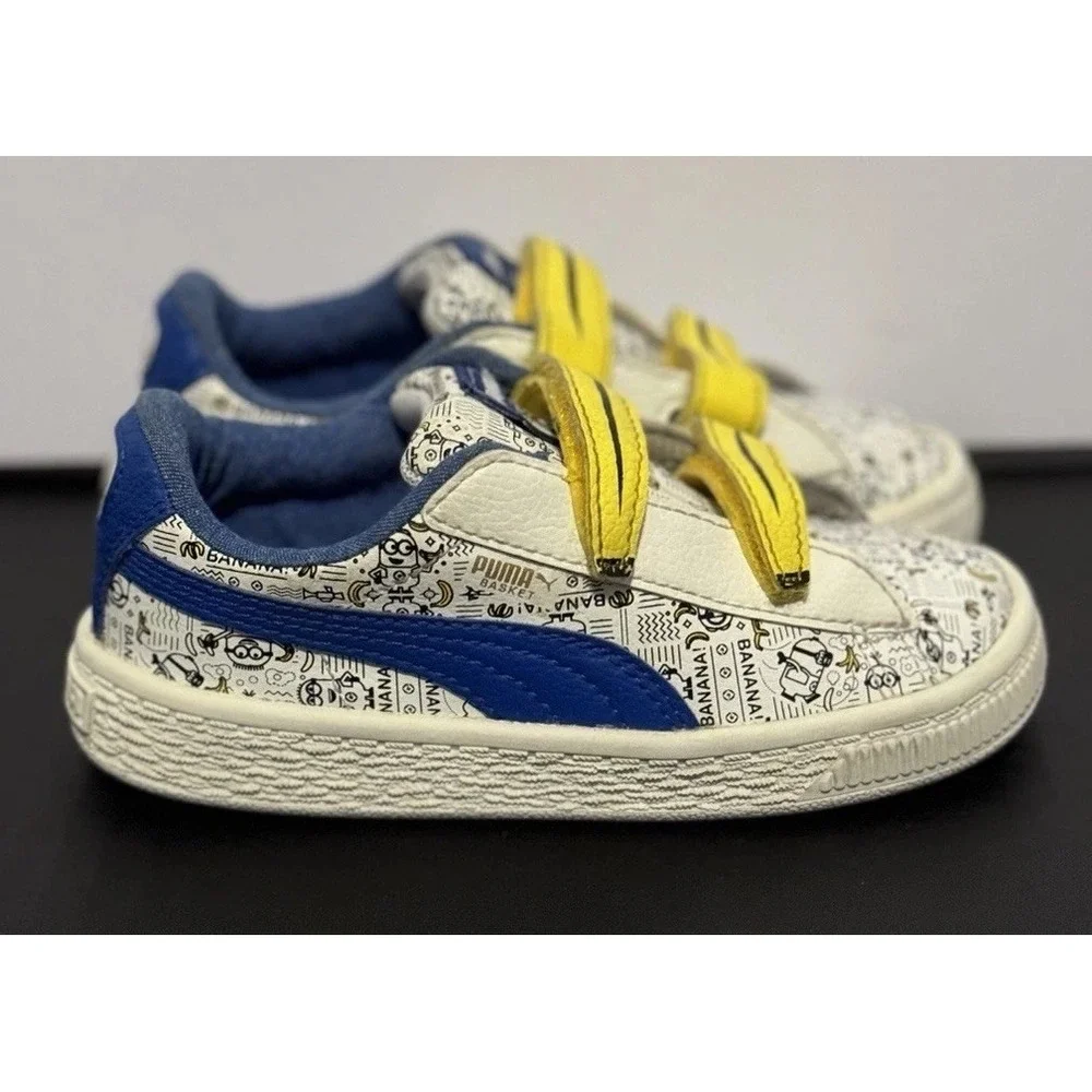 Puma X Minions Despicable Me Banana Cartoon Sneakers Baby Toddler Size 9C